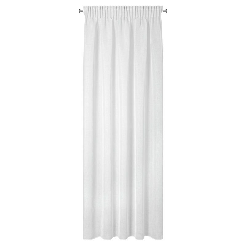 Firana Dekoracyjna Margo 140 x 270 Taśma Biały