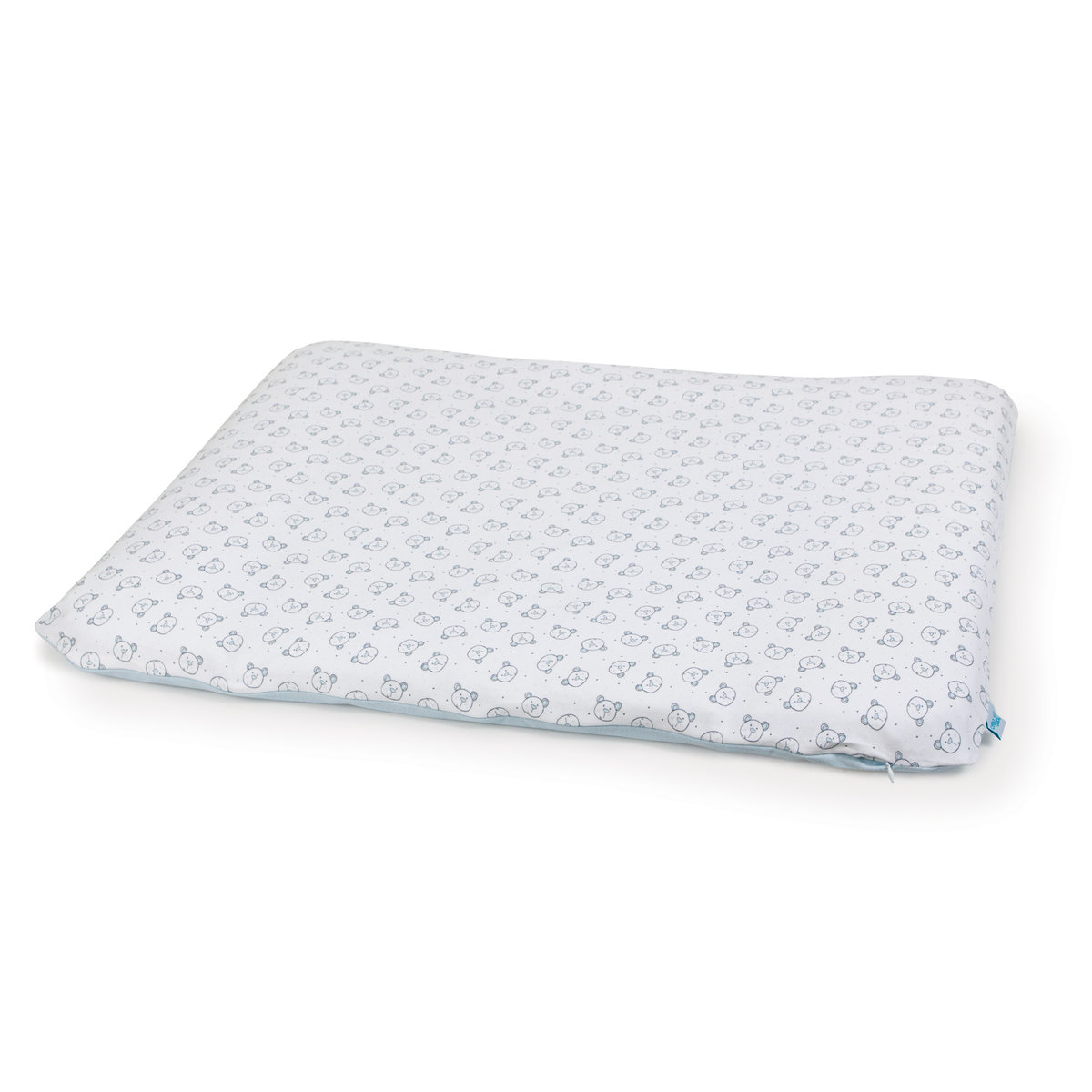 Pokrowiec na przewijak miękki (85x72) 2 szt. Blue, Teddy Bear + Light grey, Teddy Bear