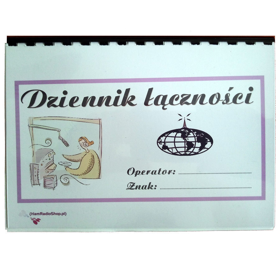 Papierowy logbook - dziennik łączności na 1000 QSO w formacie A5