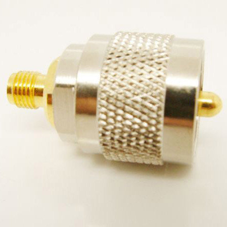 SMA gniazdo / UHF wtyk adapter / przejściówka antenowa