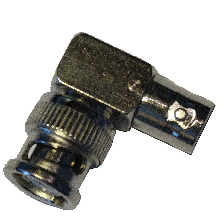 BNC wtyk / BNC gniazdo kątowy adapter / przejściówka antenowa