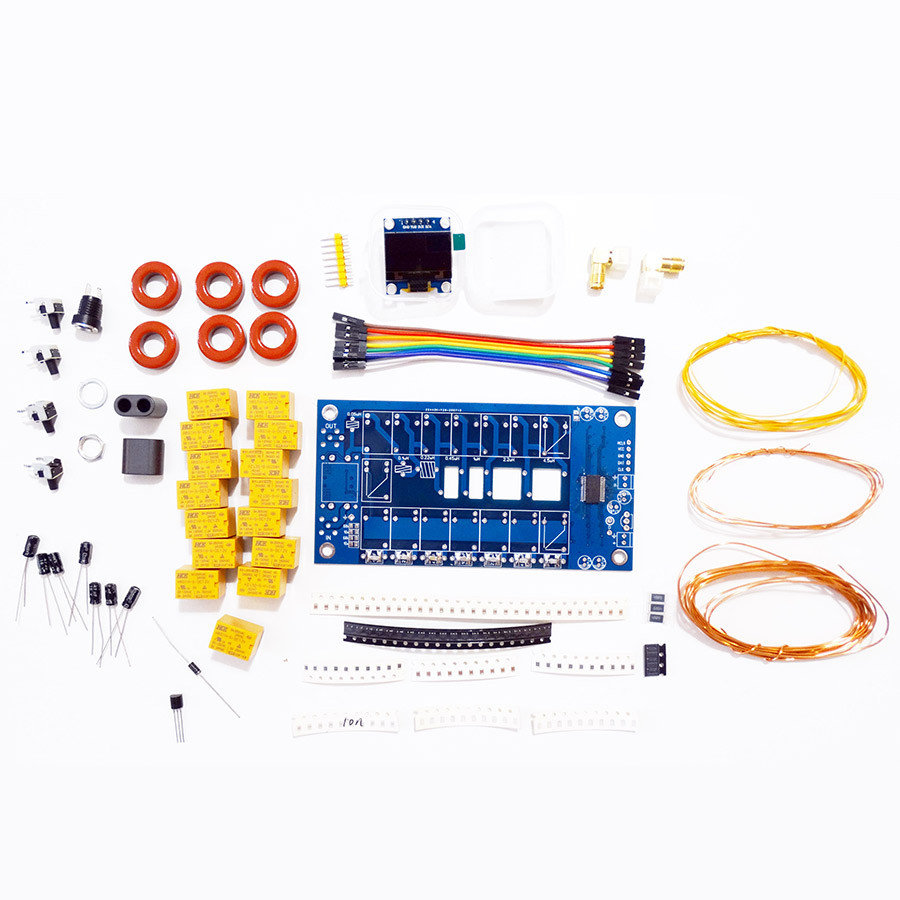ATU-100 kit automatycznego tunera antenowego 7x7 100W wg N7DDC na pasma 1-55MHz