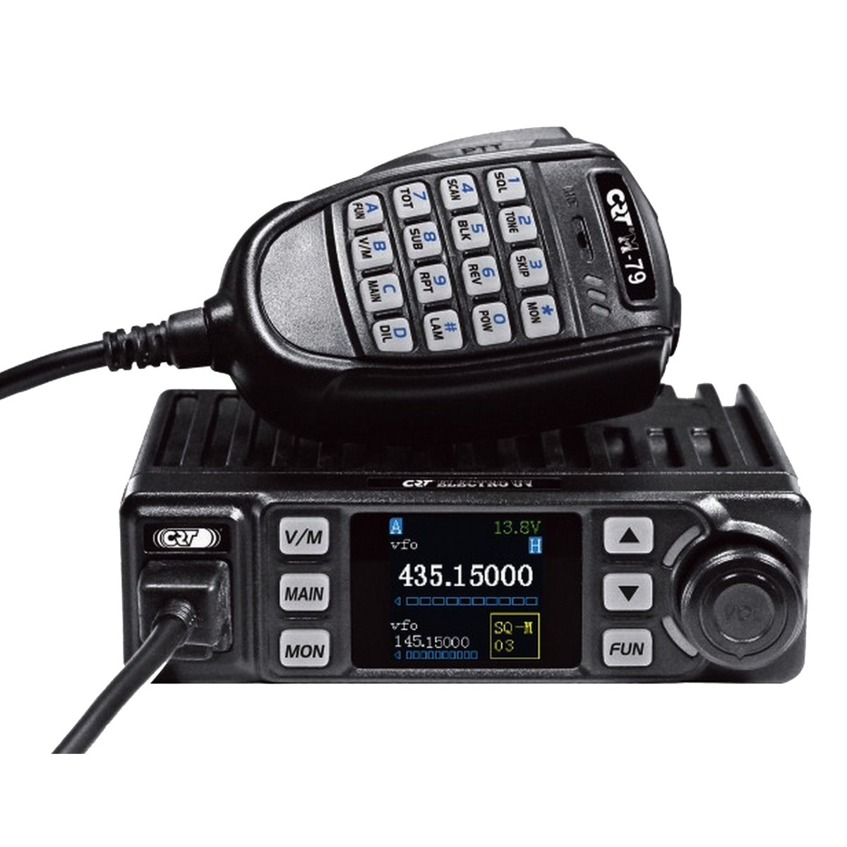 CRT ELECTRO UV miniaturowy duobander samochodowy 20W