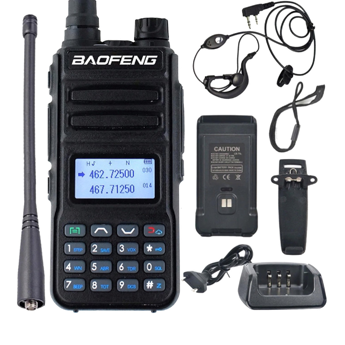 Baofeng P15UV - dwupasmowy radiotelefon 2m + 70cm z ładowaniem MicroUSB typu C
