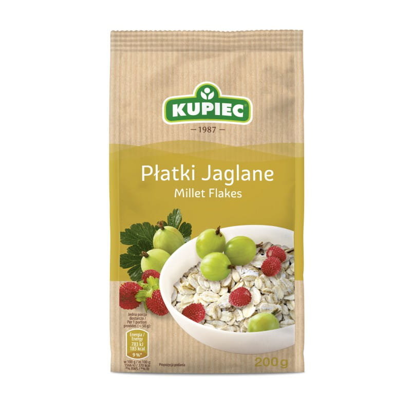 Kupiec Płatki jaglane 200 g