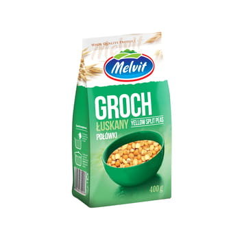 Melvit groch łuskany połówki 400g