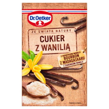 Dr Oetker Dr Oetker DR OETKER ZE ŚWIATA NATURY CUKIER Z WANILIĄ 12 G zakupy dla domu i biura 58723834