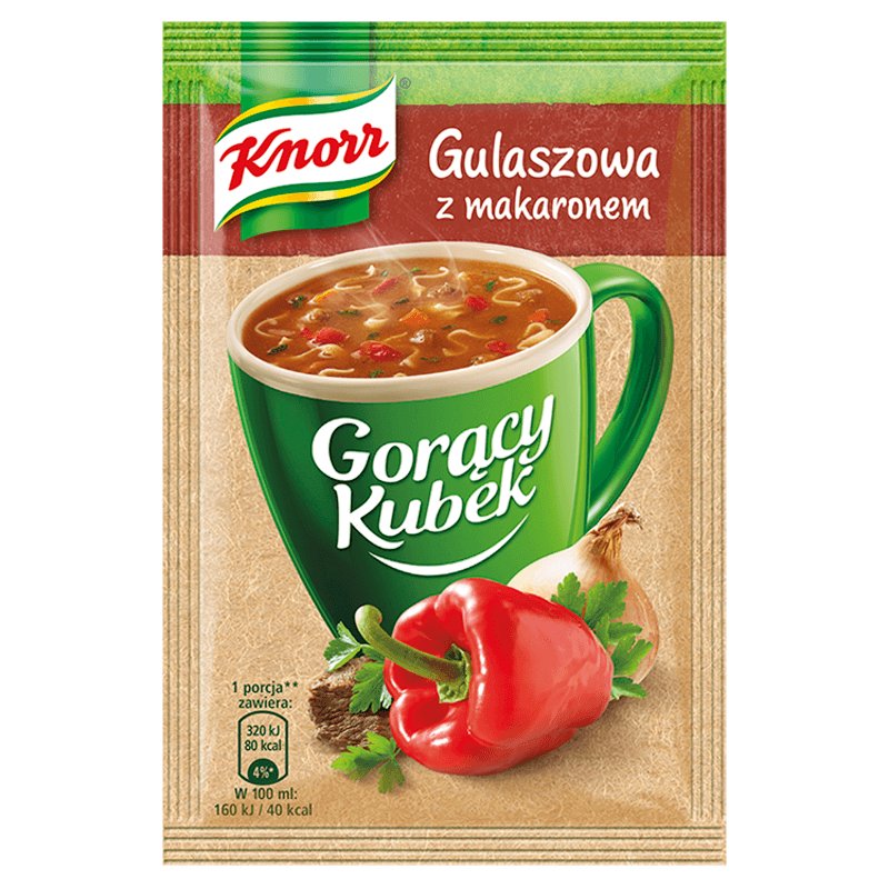 Knorr Gorący Kubek Gulaszowa z makaronem 16 g