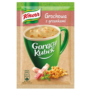 Knorr Gorący Kubek Grochowa z grzankami 21 g