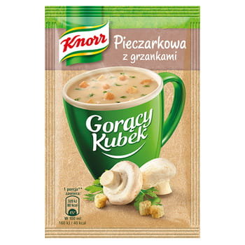 Knorr Pieczarkowa z grzankami