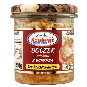 Boczek mielony z wieprza