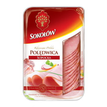 Polędwica sopocka plastry 500 g Sokołów