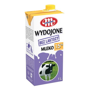 Mlekovita Wydojone Mleko bez laktozy UHT 1,5% 1 l
