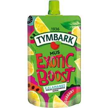 Tymbark Mus Exotic Boost kalamansi jabłko pomarańcza banan XXL 200 g