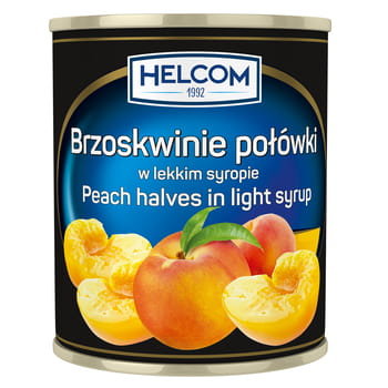 Brzoskwinie połówki 2,6 kg HELCOM