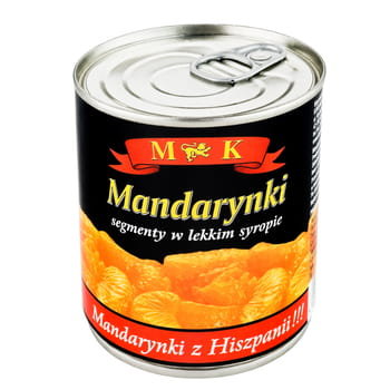 MK Mandarynki segmenty w lekkim syropie 312g