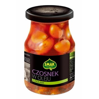 Smak Czosnek w oleju z ziołami 190g