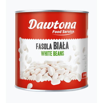 Fasola biała konserwowa 2600g Dawtona