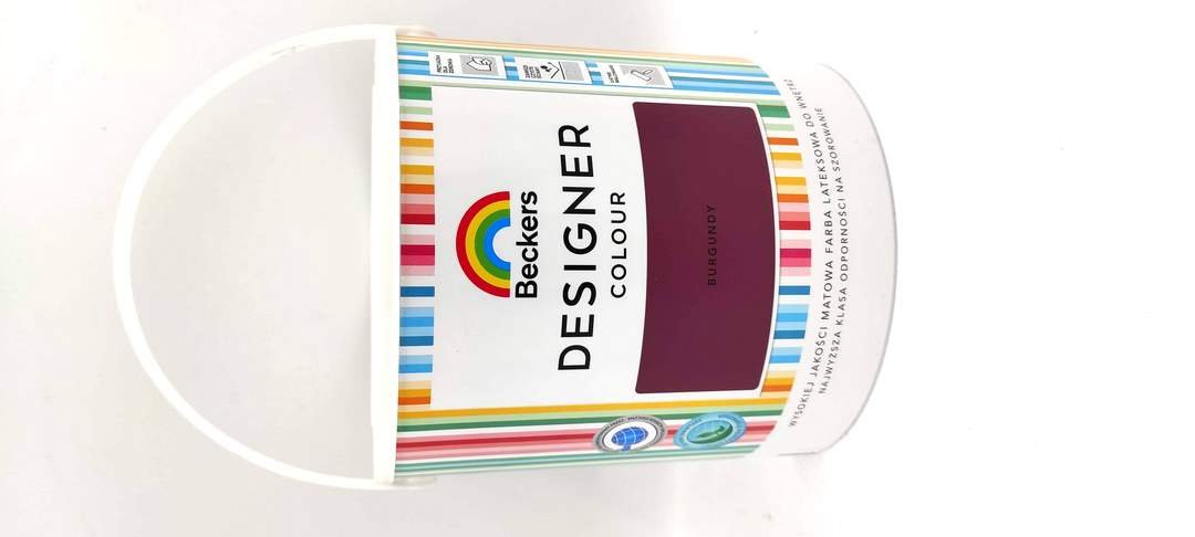 Beckers FARBA LATEKSOWA DESIGNER COLOUR BURGUNDY 2.5L s7.6018428300208