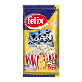 Felix FELIX POPCORN DO MIKROFALÓWKI MAŚLANY 90G zakupy dla domu i biura 601731