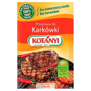 Kotanyi Polonia Sp Z O.O PRZYPRAWA DO KARKÓWKI 30G 58676818