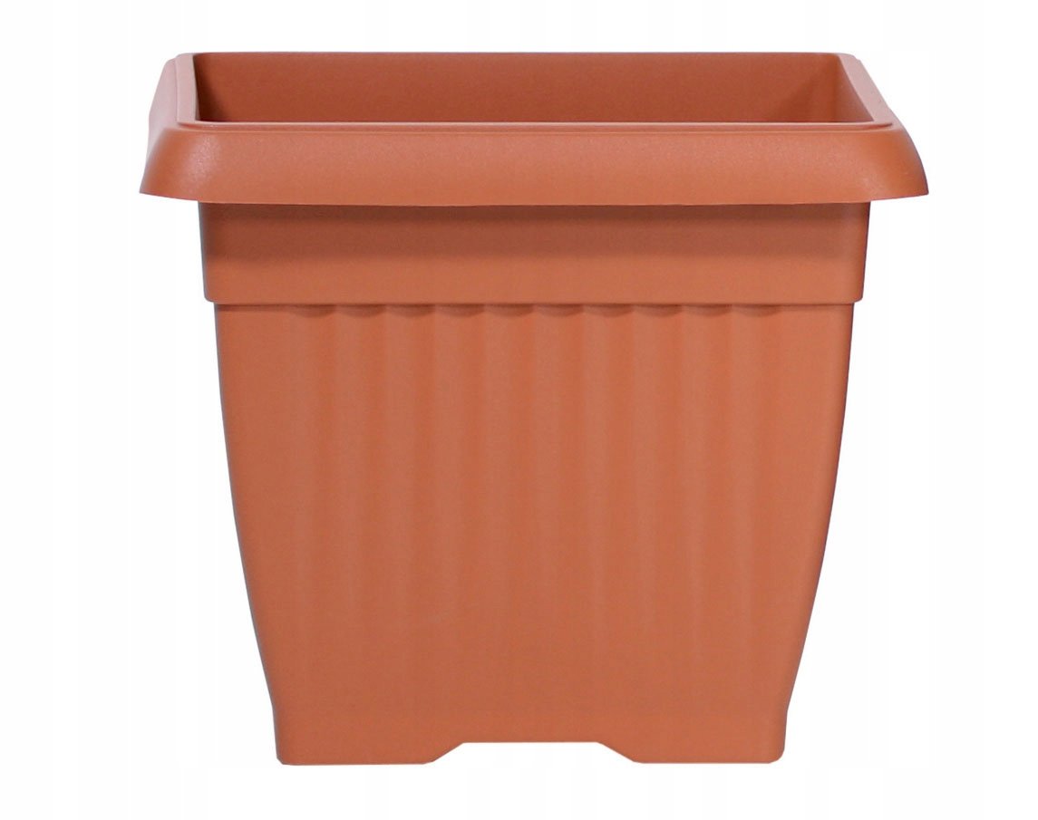 Prosperplast Doniczka kwadratowa Terra terakota 24 cm