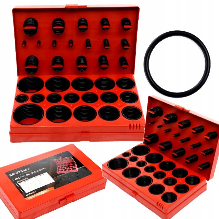 Oringi Gumki Uszczelki Gumowe 419 szt Olejoodporne