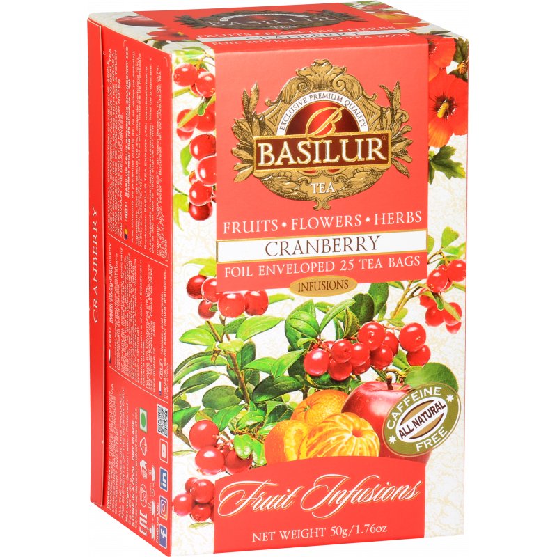 CRANBERRY saszetki kopertowane 25x2g