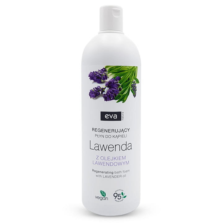 EVA NATURA, Płyn do kąpieli, Lawenda, 750 ml