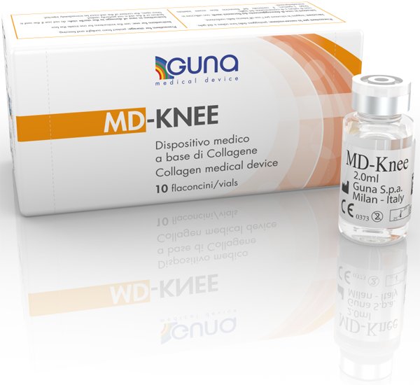 Md Knee, Ampułka Z Kolagenem, Dostawowa, Na Kolana, 1 Fiolka, 2 ml