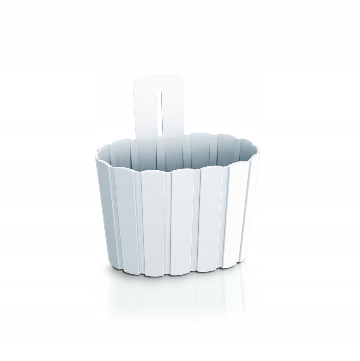 Prosperplast Doniczka Boardee Wall Biały 20cm