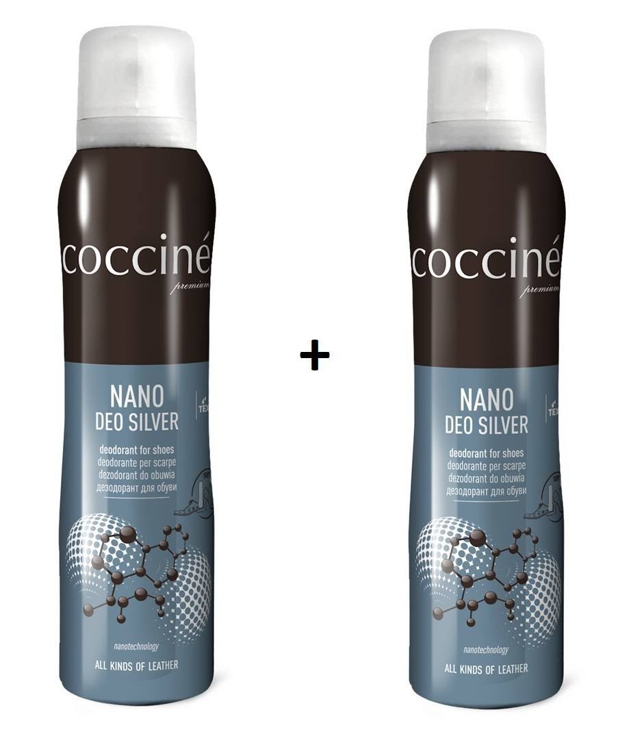 2x Dezodorant do butów nano deo silver coccine 150 ml