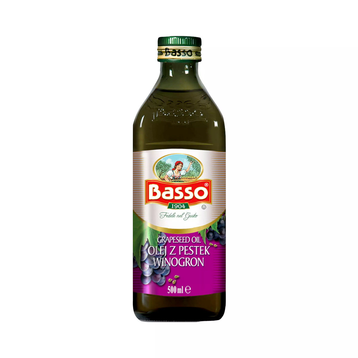 BASSO BASSO Olej z pestek winogron 0,5l 11ITAOLBPW