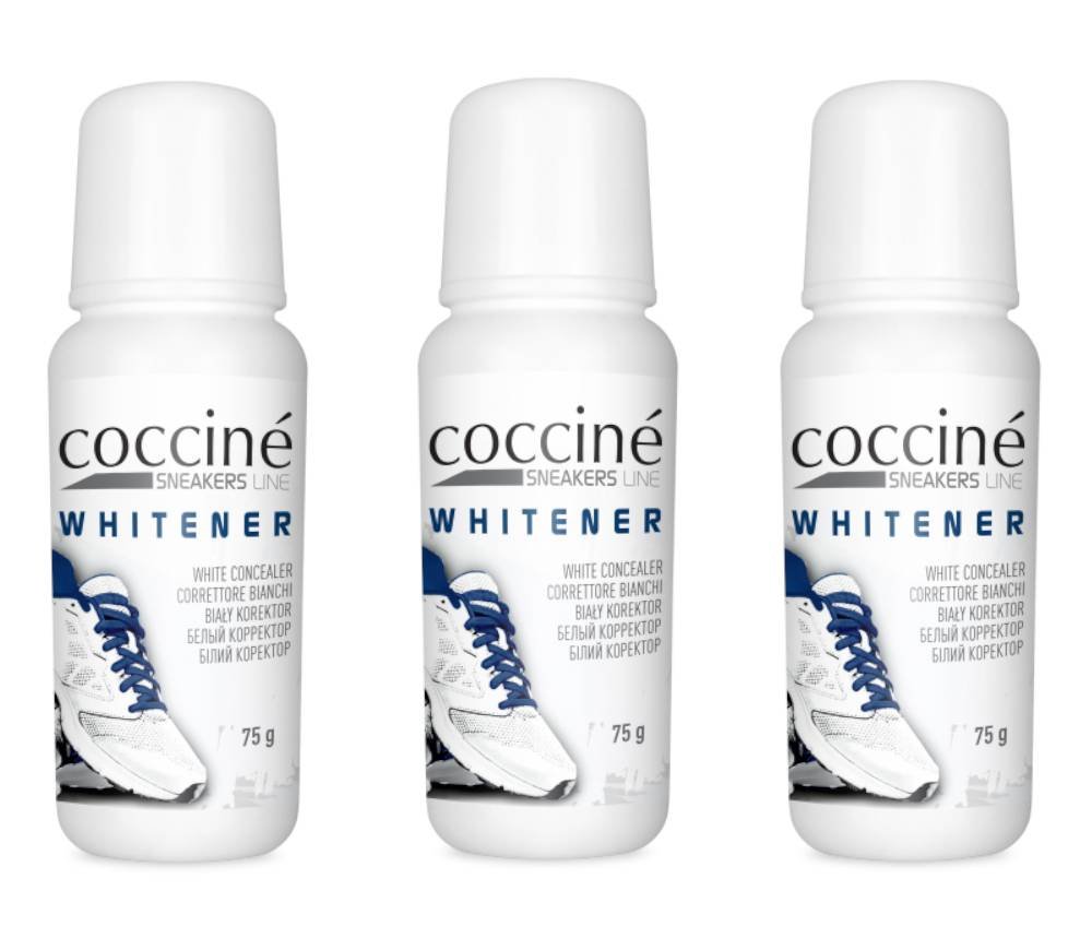 Zestaw 3x coccine whitener 75 g korektor do butów