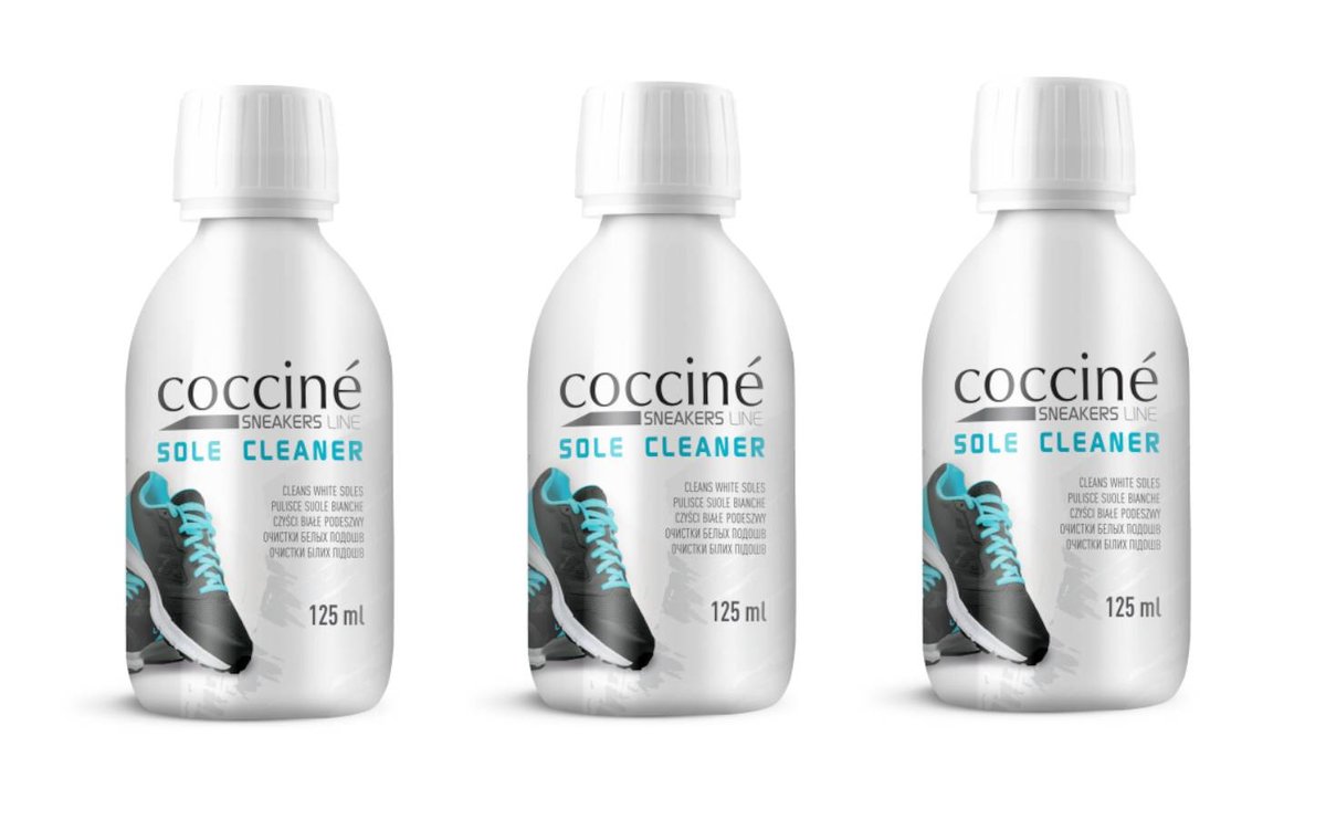 Zestaw 3x coccine sneakers cleaner do podeszw 125 ml