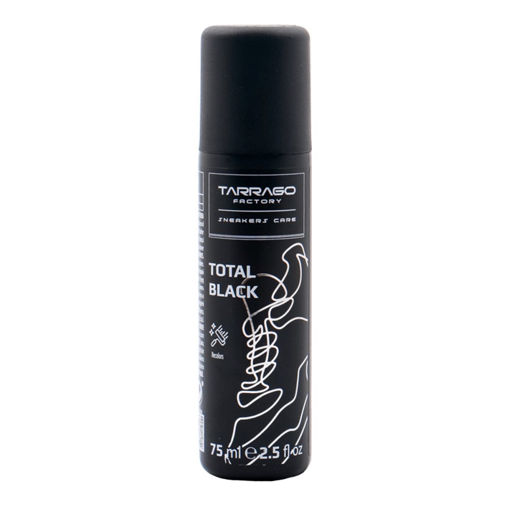 TARRAGO - SNEAKERS Total Black 75ml - Czarna pasta z aplikatorem