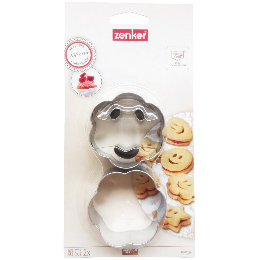 Zenker Foremki do wykrawania ciastek Smiley 42892