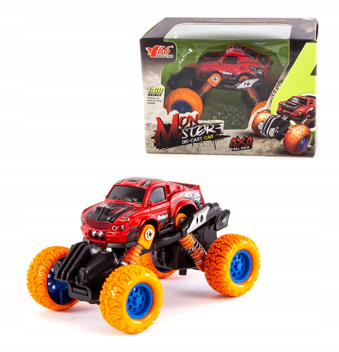 Monster Truck Auto Terenowe Resorak Różne Kolory
