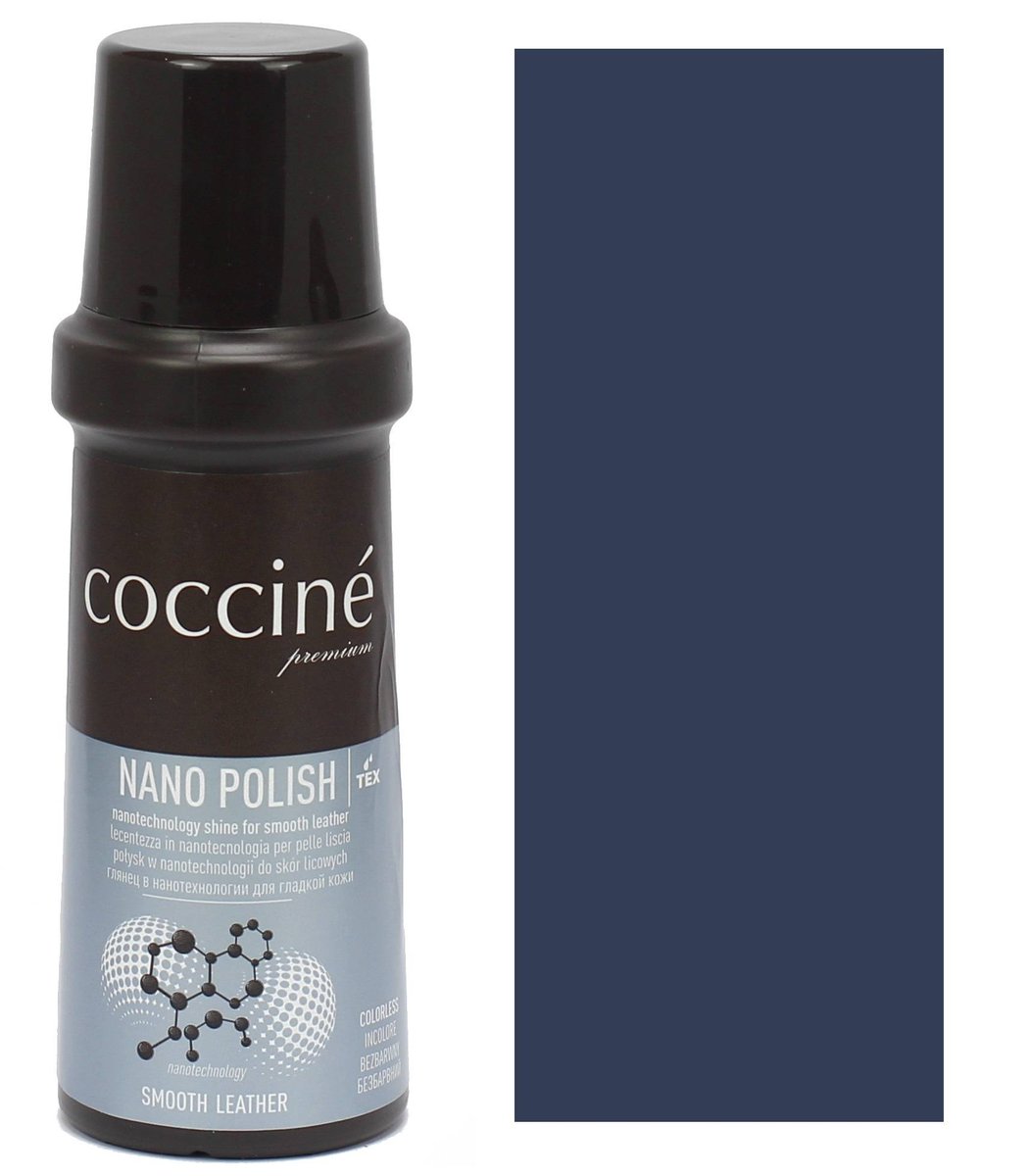 Pasta do skóry gładkiej licowej coccine nano polish 75 ml Granatowy 38