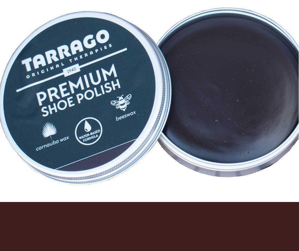 TARRAGO Pasta do butów Premium 50ml 006 ciemny brąz)
