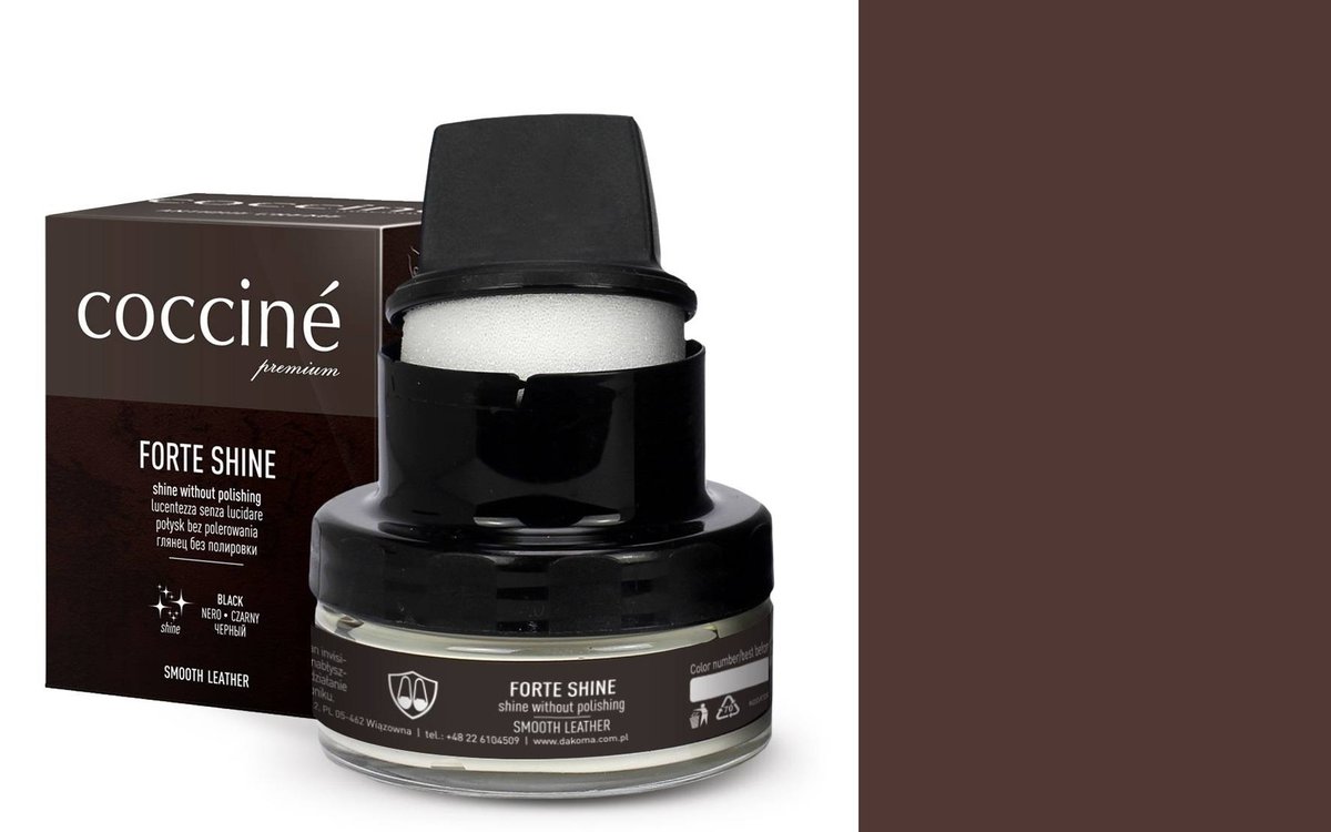 Pasta do butów samopołysk coccine forte shine 50 ml Brązowy 14