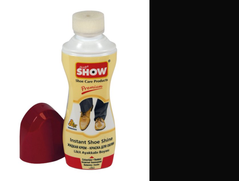 Pasta w płynie do butów show 75 ml czarny