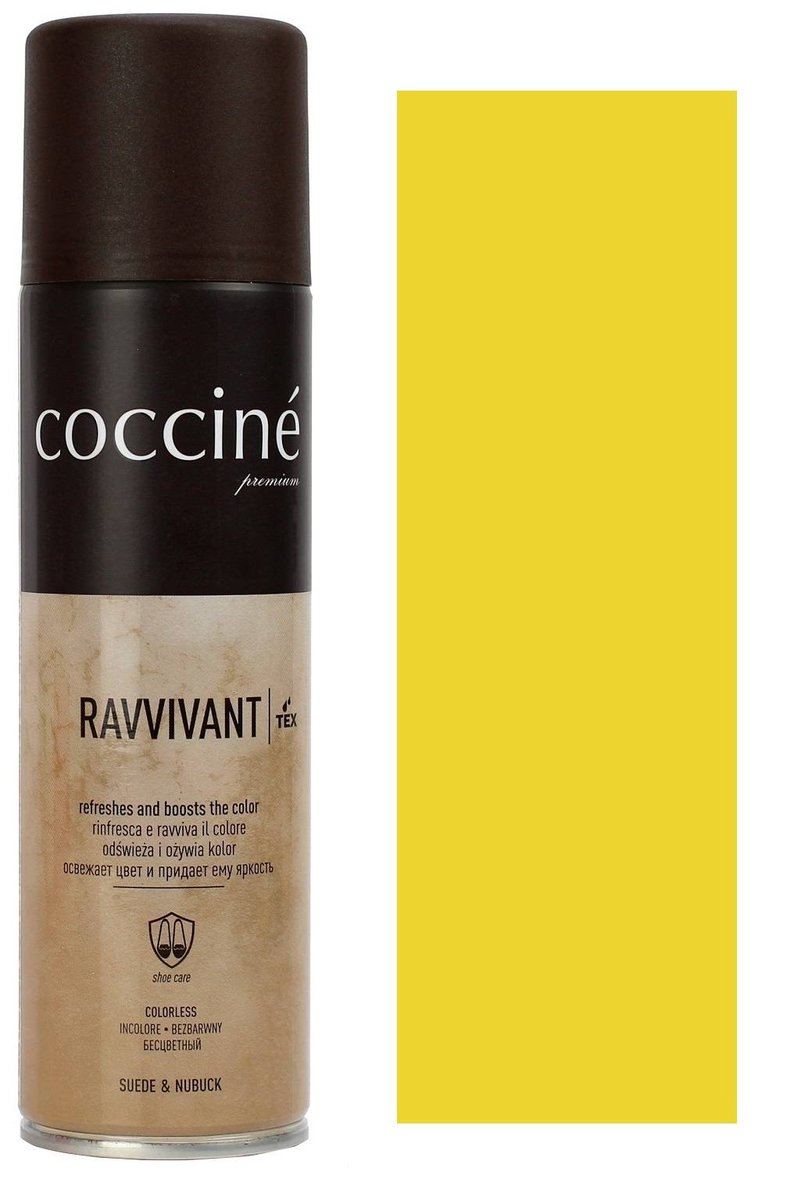 Renowator do zamszu i nubuku ravvivant coccine 250 ml Żółty 35