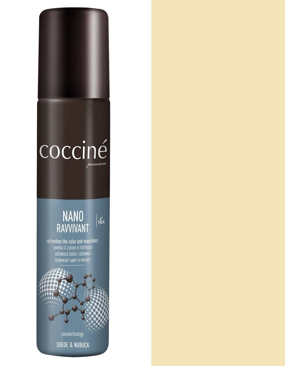 Renowator do zamszu i nubuku nano ravvivant coccine 100 ml Ivory 04