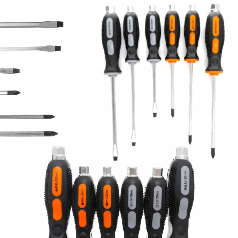 Zestaw Śrubokrętów Do Pobijania 6 El KD10898