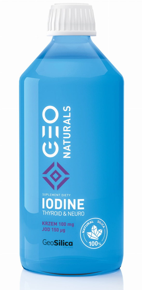 MedicaLine, Geonaturals Silica Iodine, Krzem 100 Mg + Jod 150 µg X, 500 ml