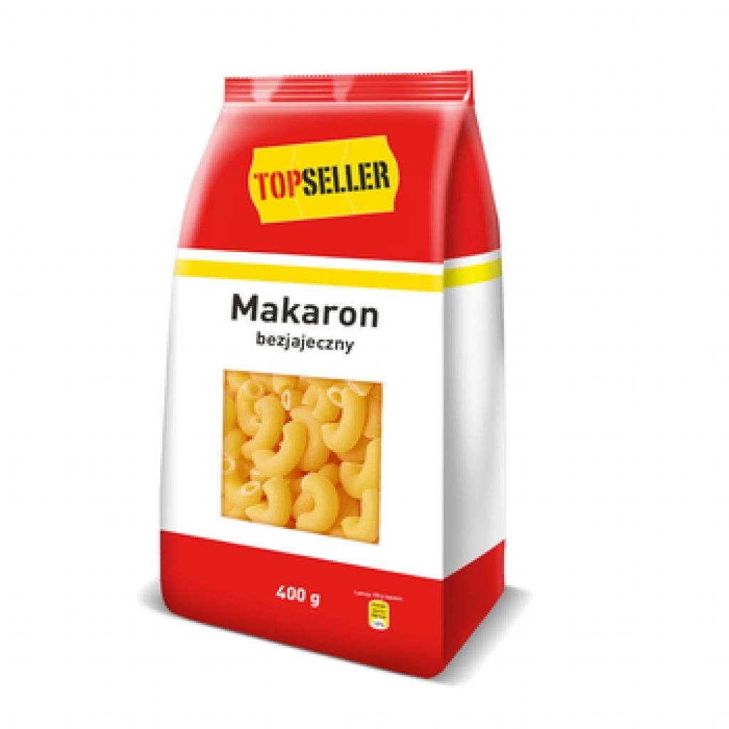 Topseller - Makaron Bezjajeczny - Kolanka -  400G