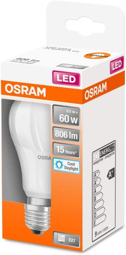 Osram żarówka LED Classic A E27 8,5W 6 500 K