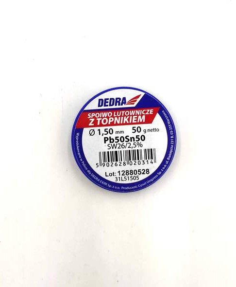 Dedra Lut z topnikiem 1,5mm 31L51505 Dom001062