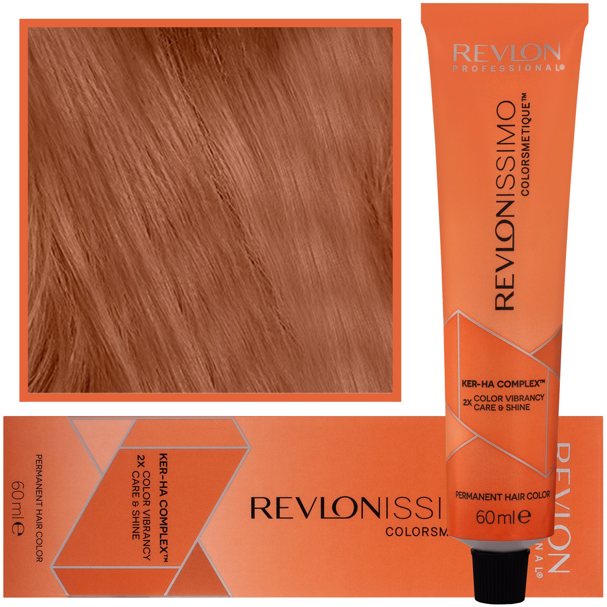 Revlon, Revlonissimo Colorsmetique, Kremowa Farba Do Włosów Z Pielęgnującym Komplexem Ker-Ha, Kremowa Formuła 66,40, 60 ml